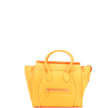 Celine Luggage Bag Grainy Leather Mini