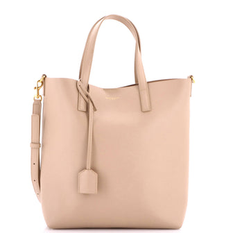 Saint Laurent Shopper Tote Leather Toy