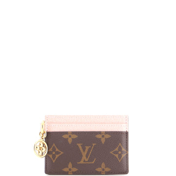 Louis Vuitton LV Charms Card Holder Monogram Canvas and Leather