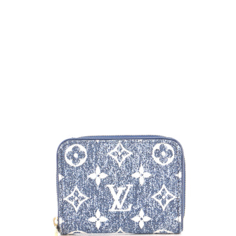 Louis Vuitton Zippy Coin Purse Monogram Jacquard Denim