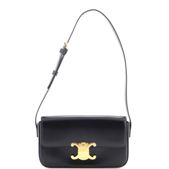 Celine Triomphe East-West Shoulder Bag Smooth Calfskin