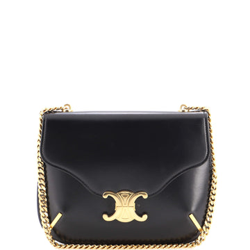 Celine Besace Triomphe Shoulder Bag Smooth Calfskin Small