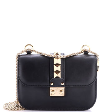 Valentino Garavani Glam Lock Shoulder Bag Leather Small