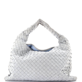 Bottega Veneta Hop Hobo Intrecciato Suede Small