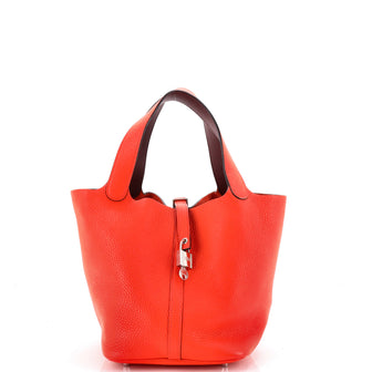 Hermes Eclat Picotin Lock Bag Clemence MM
