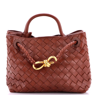 Bottega Veneta Andiamo Top Handle Bag Intrecciato Nappa Small