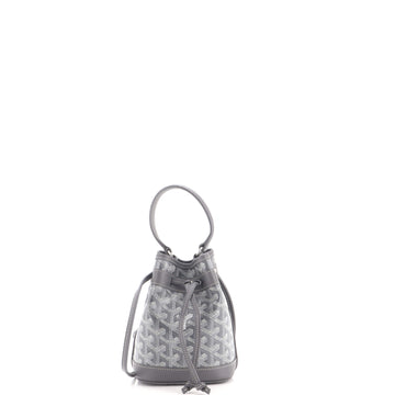 Goyard Petit Flot Bucket Bag Coated Canvas Mini