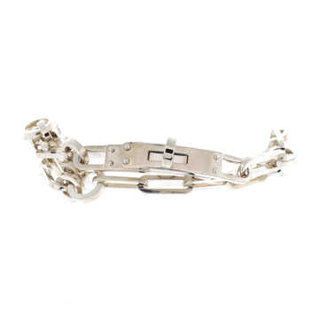 Hermes Kelly Double Chaine Bracelet Sterling Silver