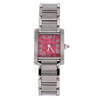 Cartier Limited Edition Tank Francaise Quartz Watch Stainless Steel 20