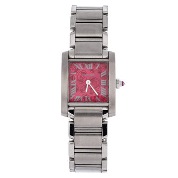 Cartier Limited Edition Tank Francaise Quartz Watch Stainless Steel 20