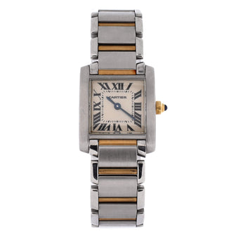 Cartier Tank Francaise Quartz Watch Stainless Steel and Yellow Gold 20
