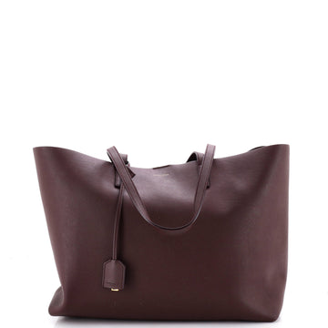 Saint Laurent Shopper Tote Leather Large