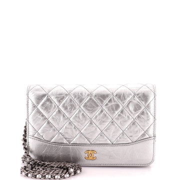 Chanel Gabrielle Wallet on Chain Quilted Aged Calfskin