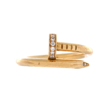 Cartier Juste un Clou Ring 18K Yellow Gold and Diamonds