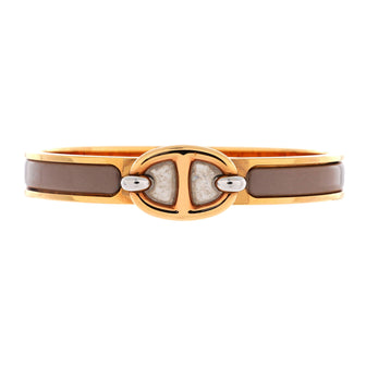 Hermes Mini Clic Chaine d'Ancre Bracelet Metal and Enamel