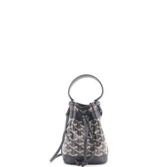 Goyard Petit Flot Bucket Bag Coated Canvas Mini