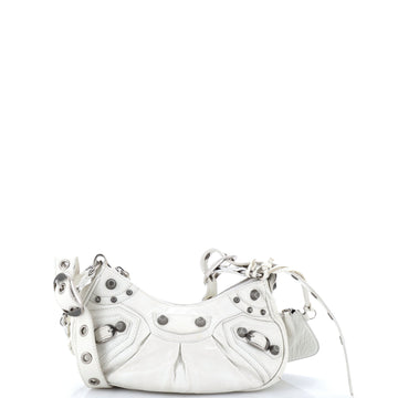 Balenciaga Le Cagole Giant Studs Shoulder Bag Leather XS