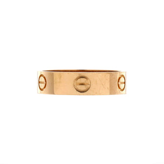 Cartier Love Band Ring 18K Yellow Gold