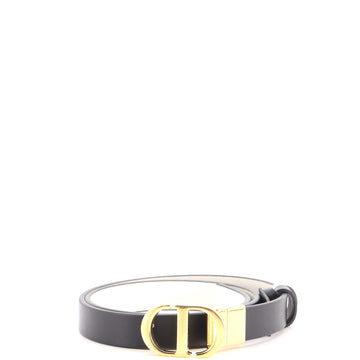 Christian Dior 30 Montaigne Reversible Belt Leather Thin