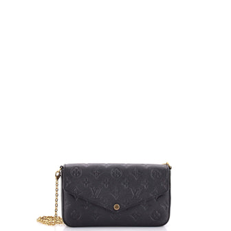 Louis Vuitton Felicie Pochette Monogram Empreinte Leather