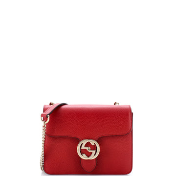 Gucci Interlocking Shoulder Bag Leather Small