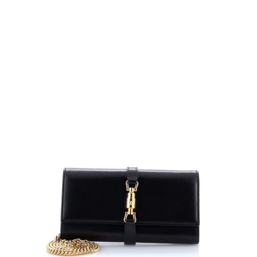Gucci Jackie 1961 Continental Chain Wallet Leather