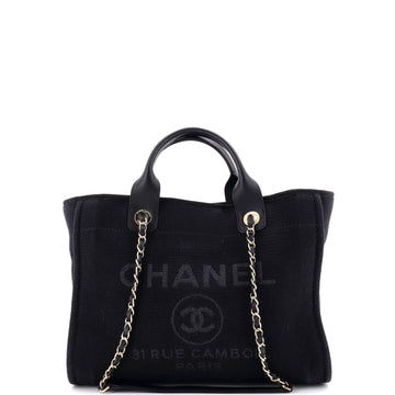 Chanel Deauville NM Tote Mixed Fibers Small