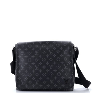 Louis Vuitton District Messenger Bag Monogram Eclipse Canvas MM