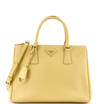 Prada Galleria Double Zip Tote Saffiano Leather Medium
