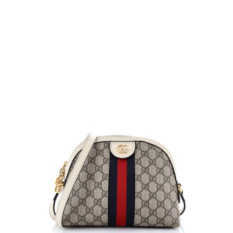 Gucci Ophidia Dome Shoulder Bag GG Coated Canvas Small