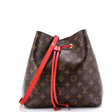 Louis Vuitton NeoNoe Handbag Monogram Canvas with Leather MM