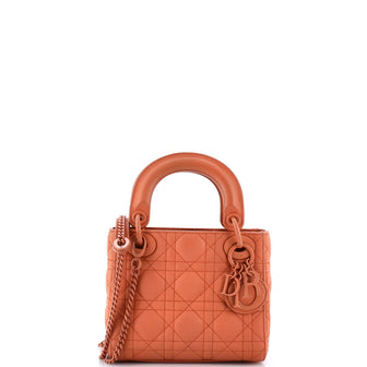 Christian Dior Ultra Matte Lady Dior Chain Bag Cannage Quilt Calfskin Mini