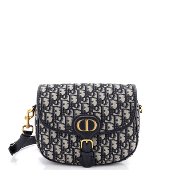 Christian Dior Bobby Flap Bag Oblique Canvas Medium
