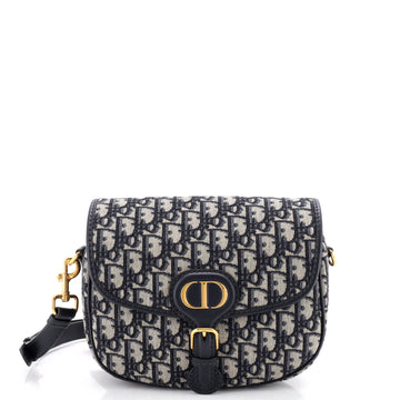 Christian Dior Bobby Flap Bag Oblique Canvas Medium