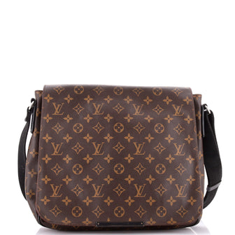 Louis Vuitton District Messenger Bag Macassar Monogram Canvas MM