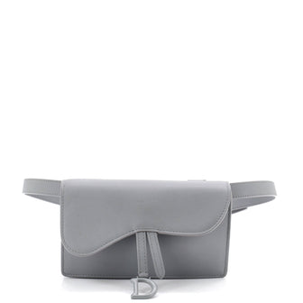 Christian Dior Saddle Rectangular Belt Bag Leather
