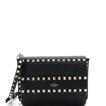 Valentino Garavani Rockstud Front Handle Flap Bag Leather Small