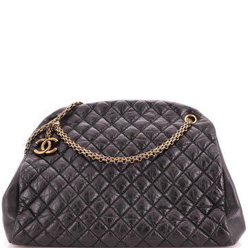 Chanel Just Mademoiselle Bag Quilted Aged Calfskin Large
