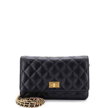 Chanel Reissue 2.55 Wallet on Chain Quilted Aged Calfskin