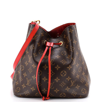 Louis Vuitton NeoNoe Handbag Monogram Canvas with Leather MM