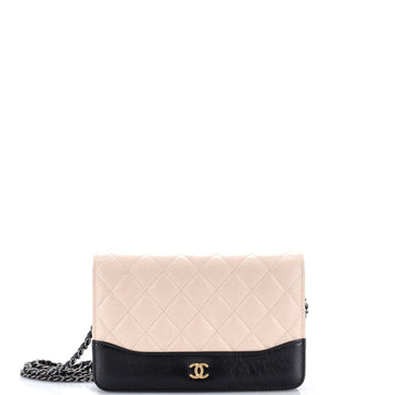 Chanel Gabrielle Wallet on Chain Quilted Aged Calfskin