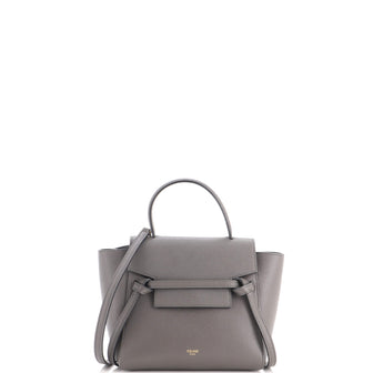 Celine Belt Bag Textured Leather Nano