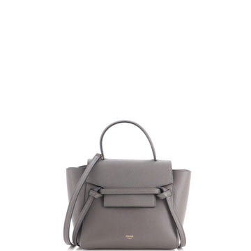 Celine Belt Bag Textured Leather Nano
