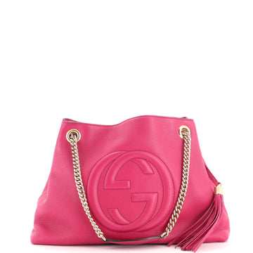 Gucci Soho Chain Strap Shoulder Bag Leather Medium