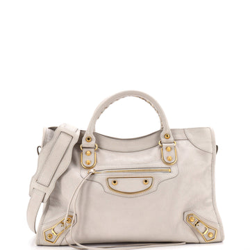 Balenciaga City Classic Metallic Edge Bag Leather Medium