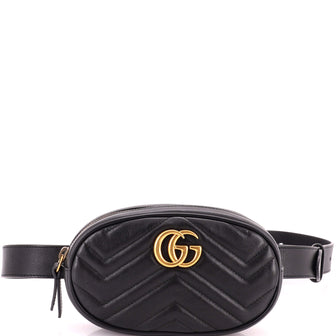 Gucci GG Marmont Belt Bag Matelasse Leather