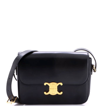 Celine Triomphe Shoulder Bag Smooth Calfskin Medium