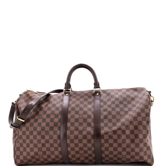 Louis Vuitton Keepall Bandouliere Bag Damier 55