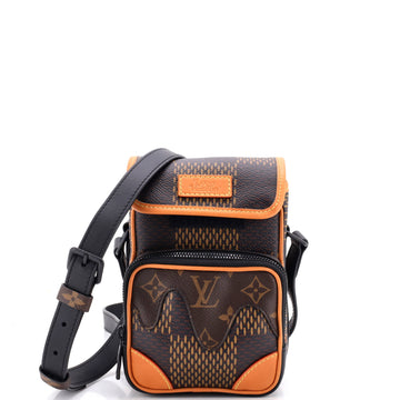 Louis Vuitton Nigo Amazone Messenger Bag Limited Edition Giant Damier and Monogram Canvas Nano