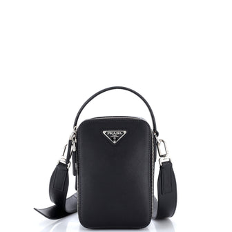 Prada Brique Crossbody Bag Saffiano Leather Medium